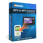 4Media MP4 to MP3 Converter