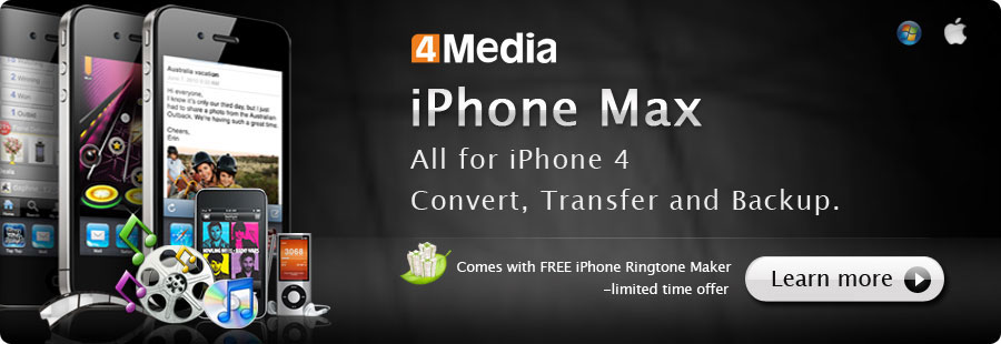 All for iPhone 4 Convert, Transfer and Backup.