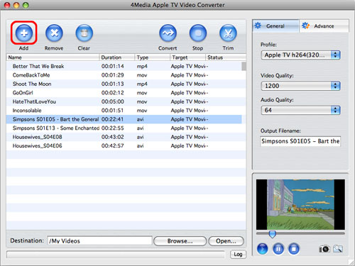 Apple TV Video Converter for Mac