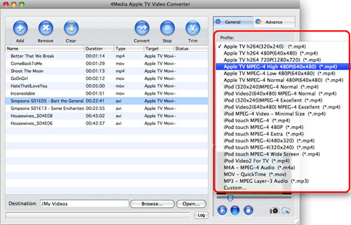 Convert Apple TV Video on Mac