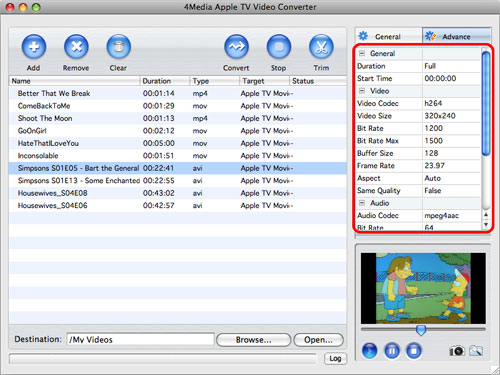 Video to Apple TV MP4 converter Mac