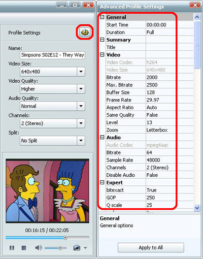 Convert videos to Apple TV MP4