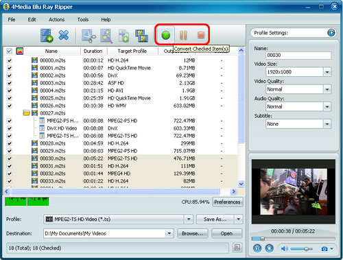 Rip Blu-ray to MP4