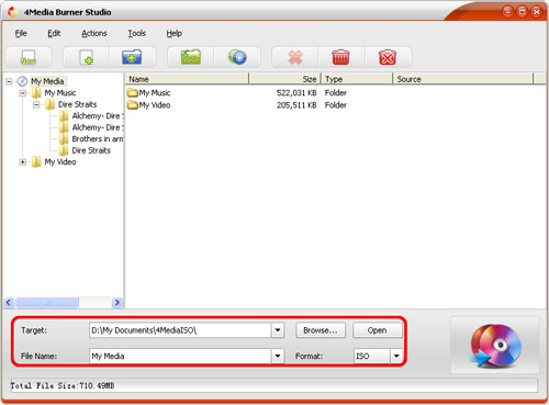 Make docs to ISO image