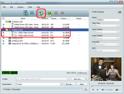 Convert DAT to MP3