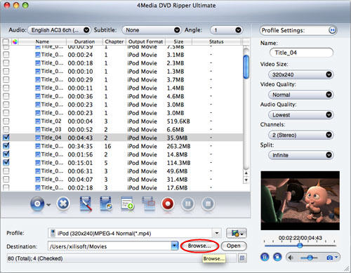 Convert DVD movies on Mac