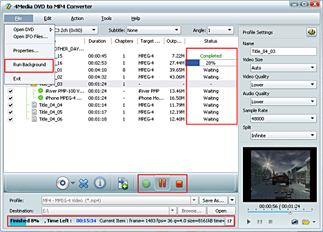 How to rip DVD disc to MP4