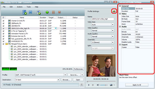 FLV to SWF Converting