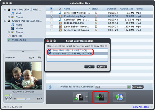 Mac iPad converter, transfer