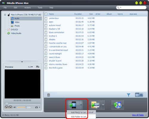 How to transfer iPhone muisc to PC