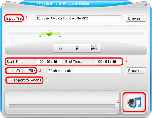 4Media iPhone Ringtone Maker
