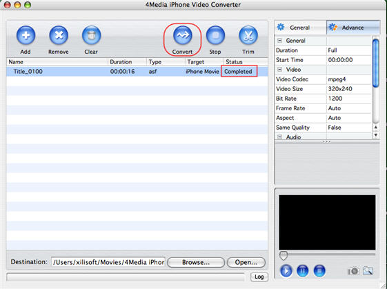 Convert Video to iPhone on Mac