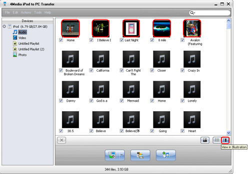 From iPod to PC Transfer