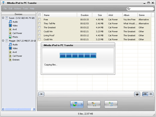 Transfer iPod to PC