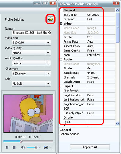 How to convert MPEG to iPod video