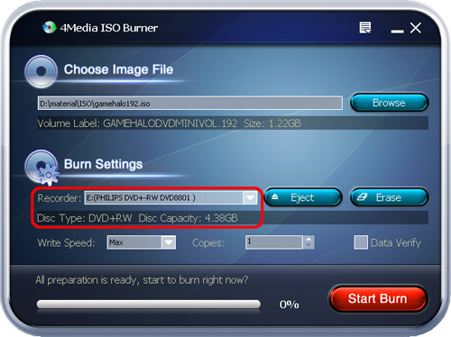 How to burn ISO to DVD
