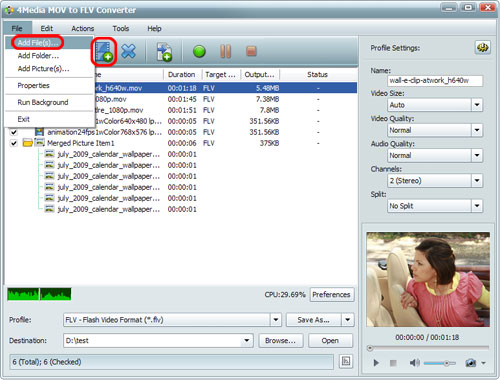 How to convert FLV to SWF