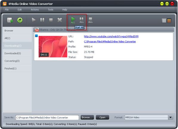 Convert Dailymotion online videos