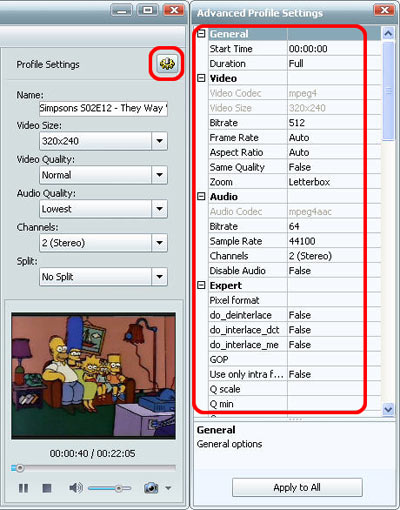 How to convert between video formats