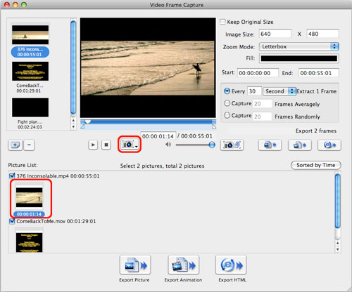 How to capture frame from a video on a Mac computer