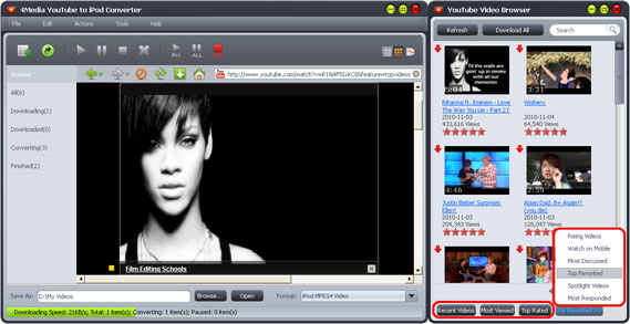 Download YouTube to iPod