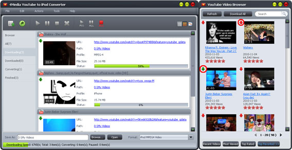 4Media YouTube to iPod Converter