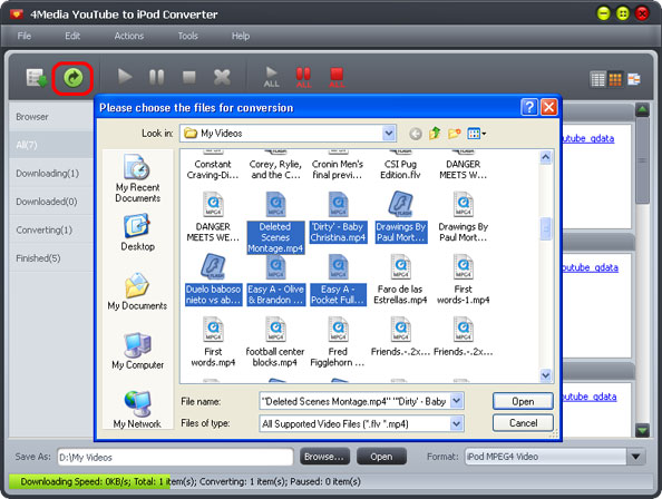 Convert YouTube Video to iPod