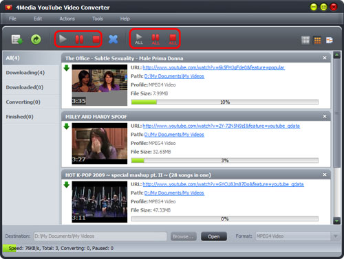 4Media Youtube Video Converter