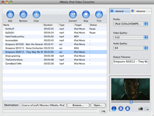 Screenshot von 4Media iPod Video Converter for Mac 3.2.50