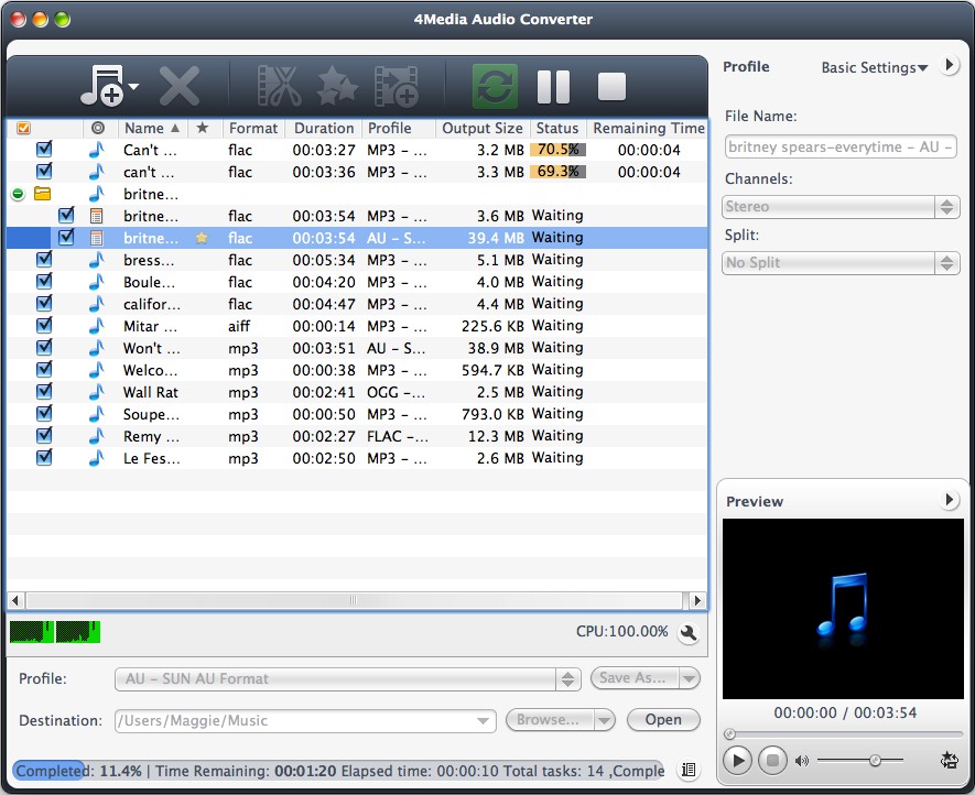 4Media Audio Converter for Mac 6.5.2.20140113 full