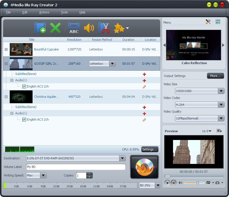 4Media Blu Ray Creator 2.0.3.1101