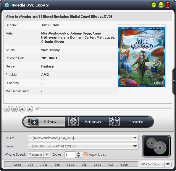 4Media DVD Copy screenshot