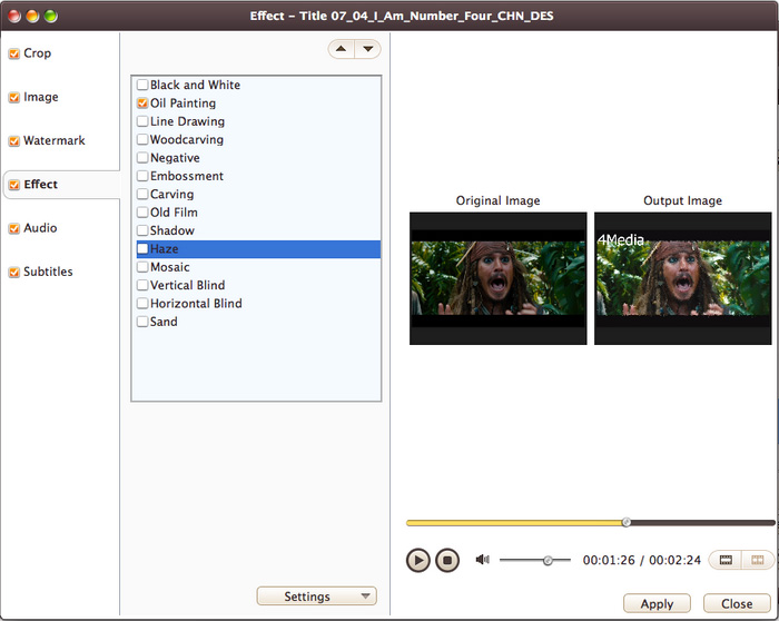 4Media DVD to Video for Mac