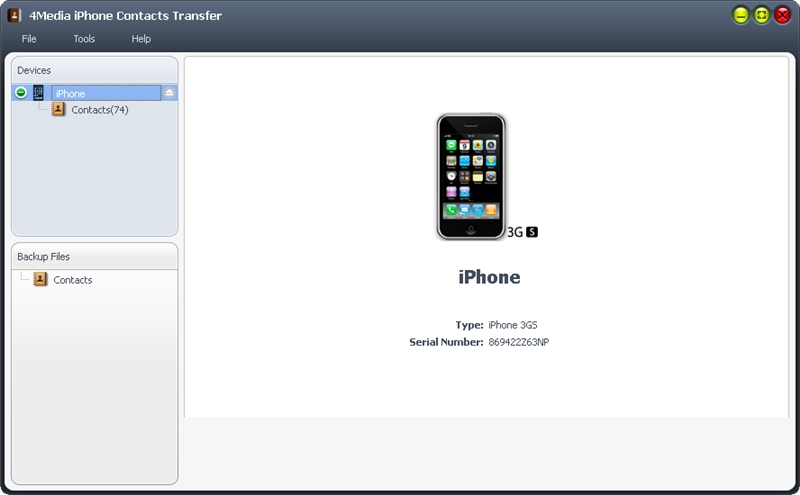 Windows 8 4Media iPhone Contacts Transfer 1.0.0.0714 full Windows 8 4Media iPhone Contacts Transfer full