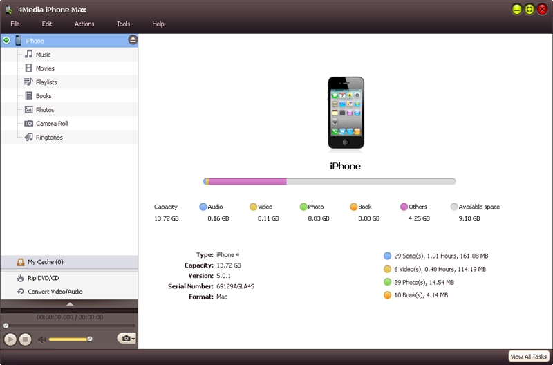 Windows 8 4Media iPhone Max 5.3.1.20120606 full Windows 8 4Media iPhone Max full