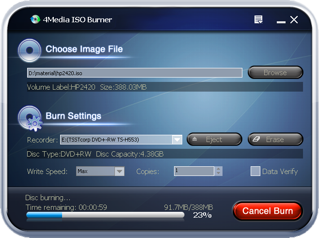 iso imageburner