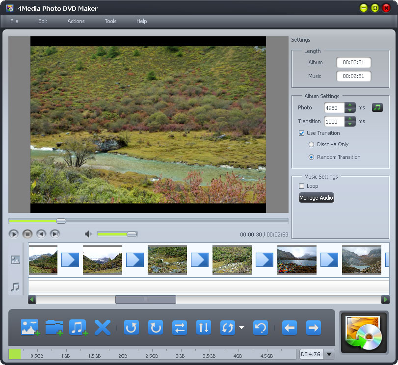 Windows 7 4Media Photo DVD Maker 1.5.1.1124 full