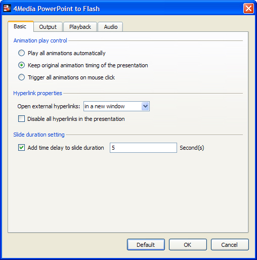 4Media PowerPoint Converter Pro screenshot