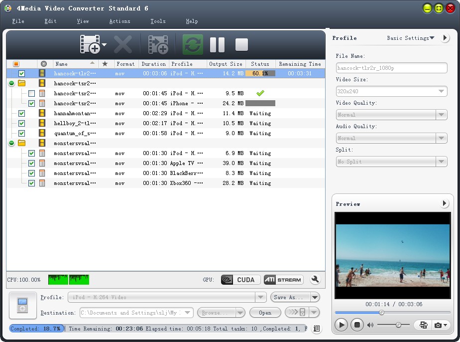 4Media Video Converter Standard 7.0.0.1121