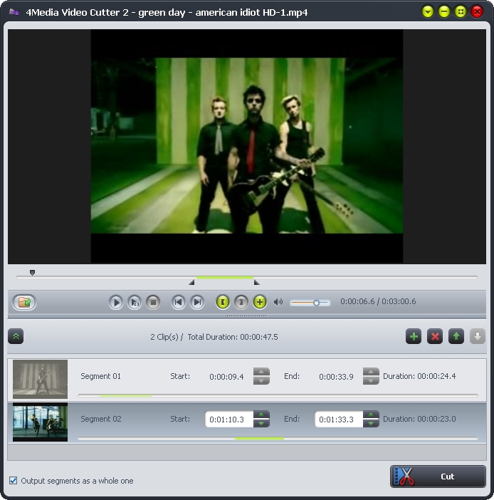 4Media Video Cutter screenshot