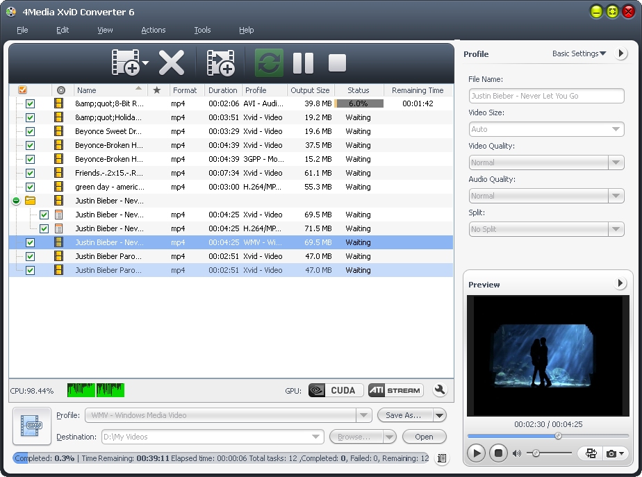 xvid codec to mp4 converter