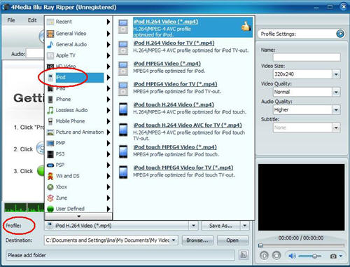 Converting Blu Ray to iPod