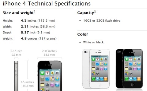 white iphone4
