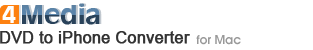 4Media DVD to iPhone Converter for Mac