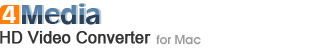 4Media HD Video Converter for Mac