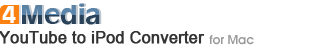 4Media YouTube to iPod Converter for Mac